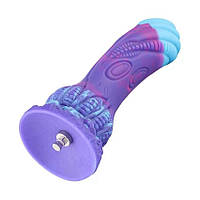 Фантазійний фалоїмітатор-насадка для секс машини Hismith Silicone Dildo Monster Series