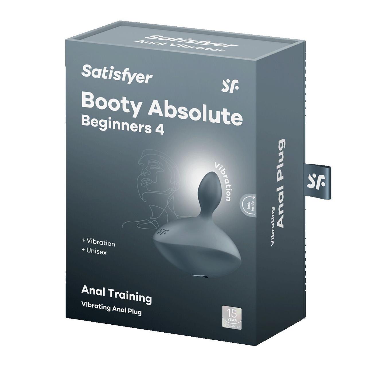 Силіконова анальна пробка з вібрацією Satisfyer Booty Absolute Beginners 4