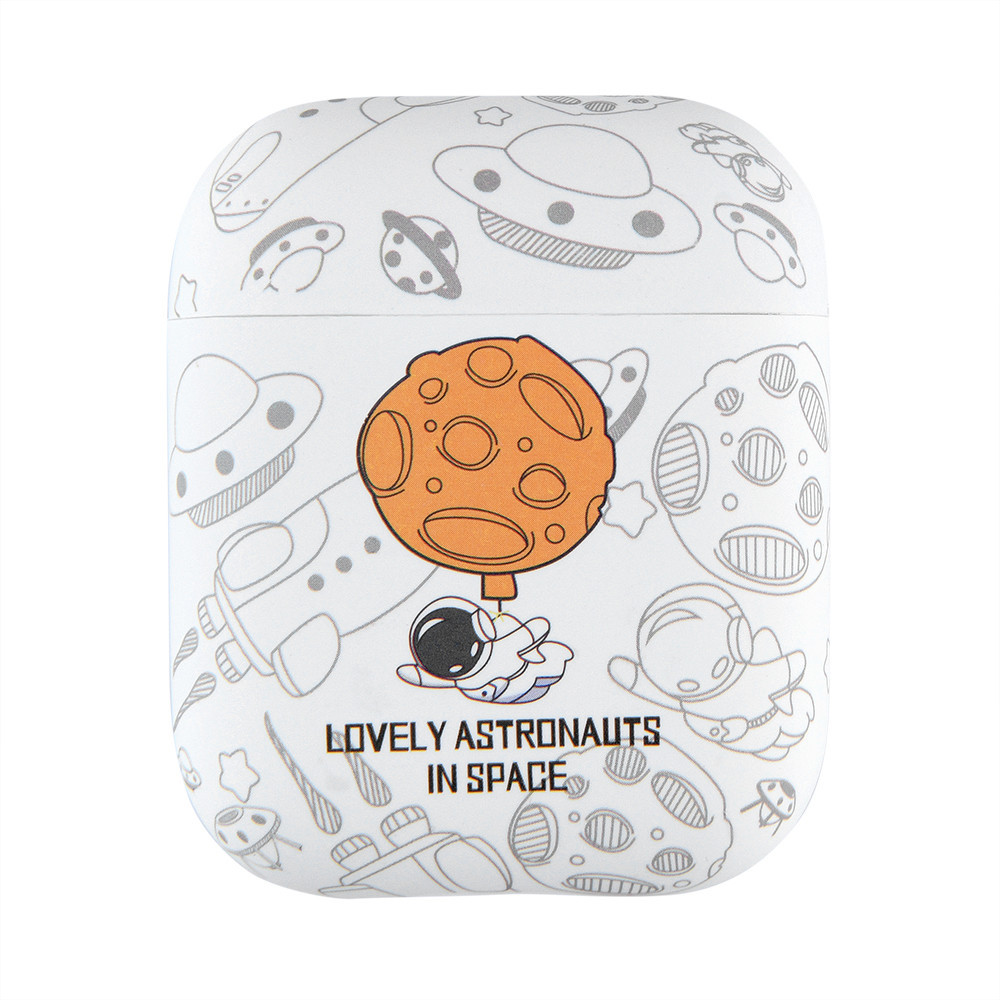 Airpods Case Lovely Austronauts — White, фото 1