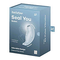 Кліторальний вакуумний стимулятор із вібрацією Satisfyer Seal You Soon