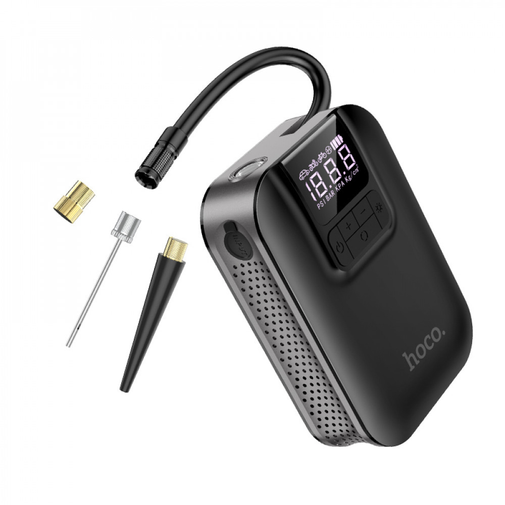 Air Pump — Hoco S53 Breeze portable smart — Black