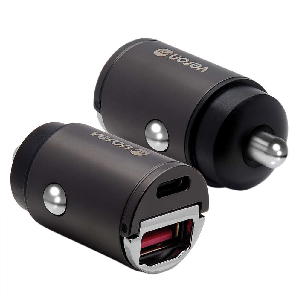 Car Charger | 45W | PD | QC3.0 — Veron CC-345, фото 1