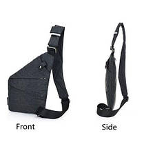 Чоловіча сумка через плече оригінал Cross Body, Сумка слінг тактична, Стильна UN-738 сумка месенджер, фото 4