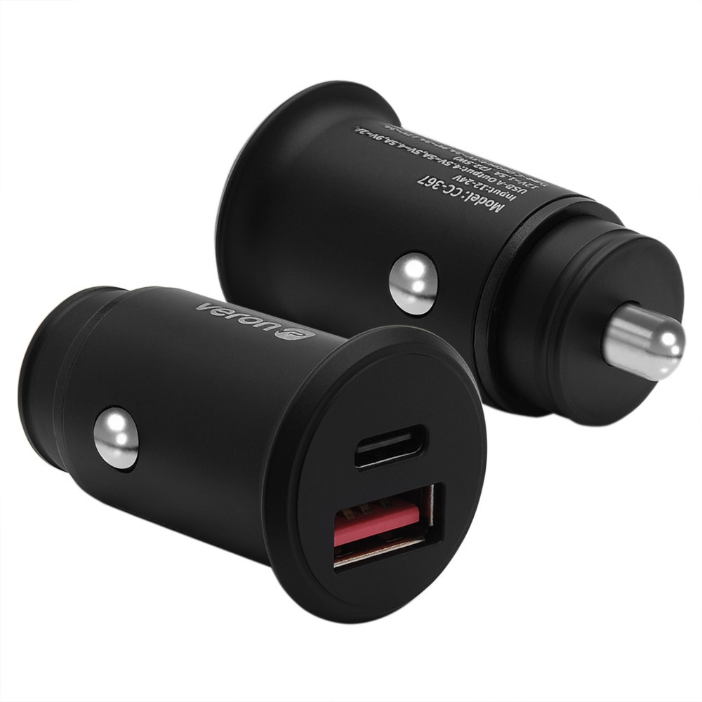 Car Charger | 67.5W | PD | QC3.0 — Veron CC-367, фото 1