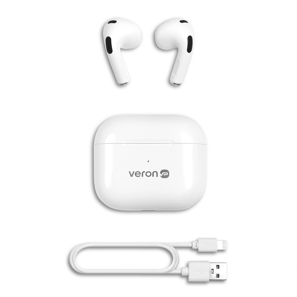 Bluetooth гарнітура TWS AirPods Veron — W20 — White