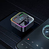 Fm Transmitter MP3 | Car Charger | 3.0A | PD30W | 1U — Hoco E81 — Black, фото 5
