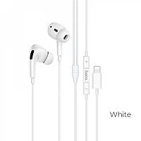 Навушники з мікрофоном Hoco M1 Pro Original series for Lightning — White
