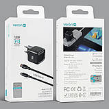 Home Charger | 18W | 1U | Micro Cable (1m) — Veron VR-C18Q, фото 2