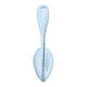 Силіконове віброяйце зі смарт-керуванням Satisfyer Smooth Petal Connect App Light Blue, фото 6