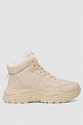 Черевики зимові жіночі на хутрі 248RDM09-1, колір Бежевий