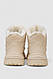 Кросівки жіночі зимові на хутрі, колір бежевий, 248RDM08, фото 4
