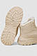 Кросівки жіночі зимові на хутрі, колір бежевий, 248RDM08, фото 7