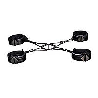 БДСМ набор для связывания Lockink Hogtie Set Black