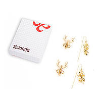 Затискачі для сосків із прикрасою Lockink Sevanda Stag Adjustable Nipple Clamps Set