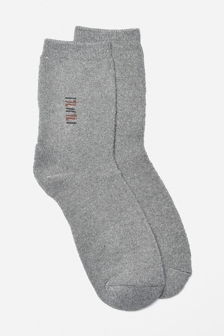 Шкарпетки чоловічі махрові сірого кольору р.42-48 190072M, фото 1