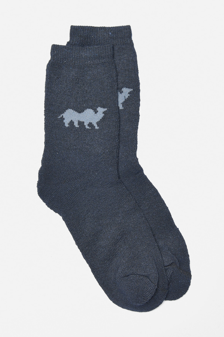 Шкарпетки чоловічі махрові темно-синього кольору р.41-47 190329M, фото 1