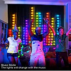 Програмована новорічна LED гірлянда-штора з пультом та керуванням з телефону SFK-08 Bluetooth 3х2 м USB, фото 7