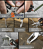 Мультитул 9 в 1 з чохлом Solve Сірий KT6001908 solve, фото 6