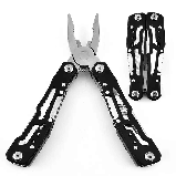 Мультитул 9 в 1 з чохлом Solve Сірий KT6001908 solve, фото 9