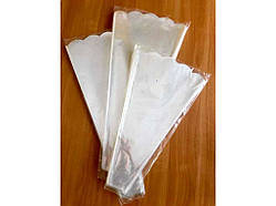 Пакет для квітів конусний прозорий 6*29*60 (100шт/уп) ТМ УПАКОВКИН