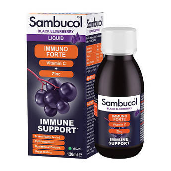Immuno Forte + Vitamin C + Zinc Liquid (120 ml)