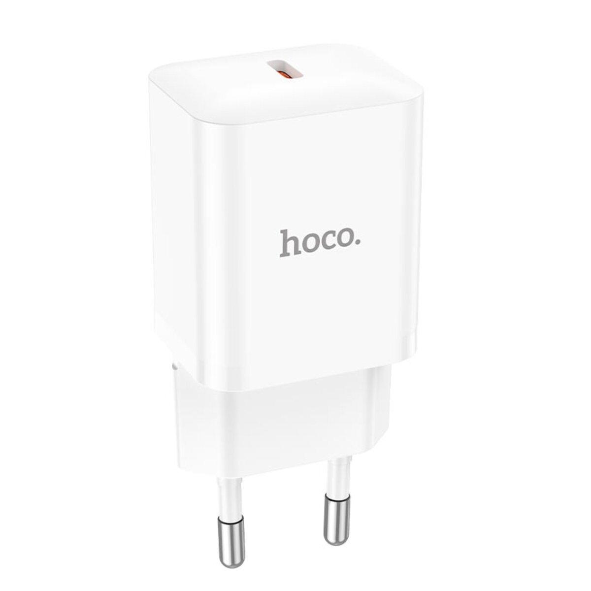 Мережевий зарядний пристрій HOCO N27 Innovative single port PD20W charger White