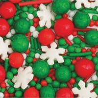 Посипка коктейль "Червоно-зелений мікс", (50 г)