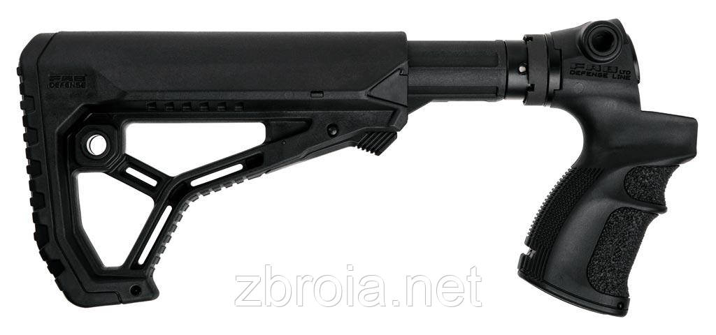 Приклад FAB Defense AGM 500 FK для Mossberg 500/590, Maverick 88 (чорний), фото 1