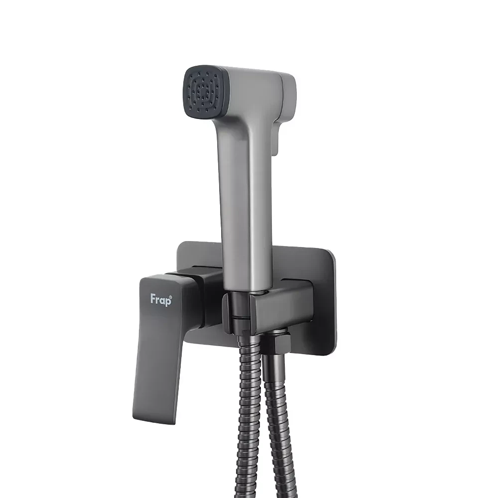 F2084-9 душ гігієн. вбуд. одноваж. лат. Ø25 (сірий Gungrey) {10/1}, фото 1