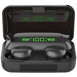 Бездротові навушники з функцією повербанк, 2000мАч, TWS BTH-F9-5 / Bluetooth навушники / Bluetooth навушники