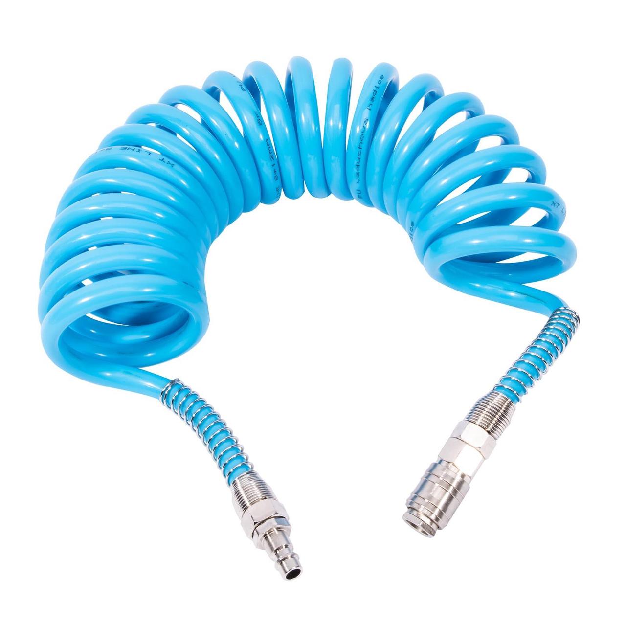 Шланг спіральний повітряний 8.0 х 12mm ,20 м, тиск до 10 бар, XTLine (Чехія)