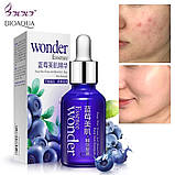 Сироватка для обличчя з екстрактом чорниці та гіалуроновою кислотою Bioaqua Wonder Essence (15 мл), фото 3