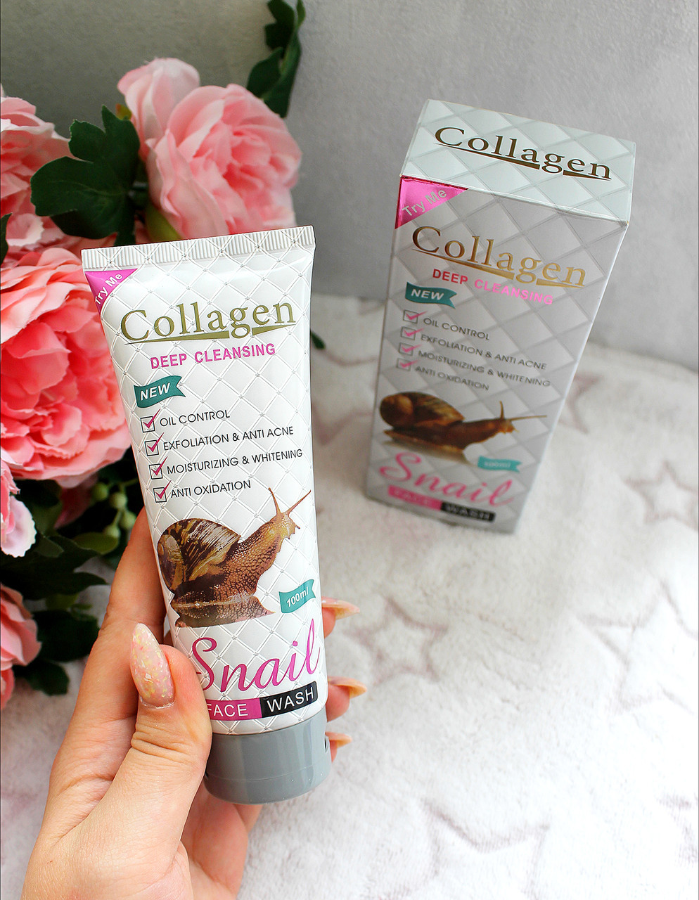 Гель для вмивання Collagen Snail Deep Cleaning з муцином равлика, 100 МЛ