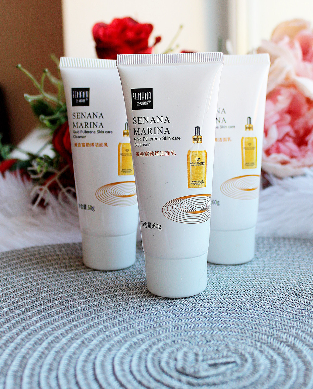 Пінка для вмивання із золотою сироваткою Senana, фото 1