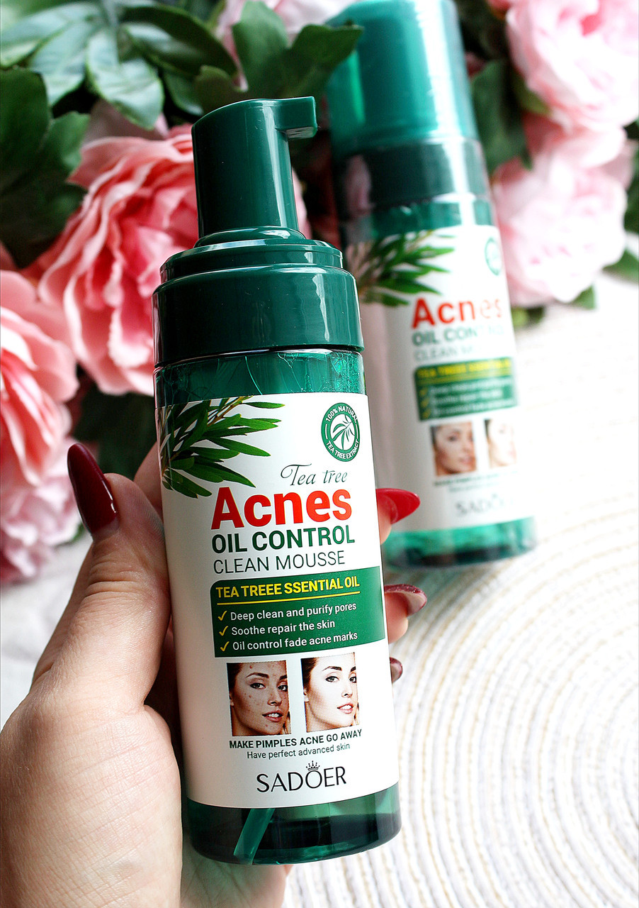 Очищаюча пінка-мус Sadoer Acnes для проблемної шкіри та шкіри з проявами акне 150 мл
