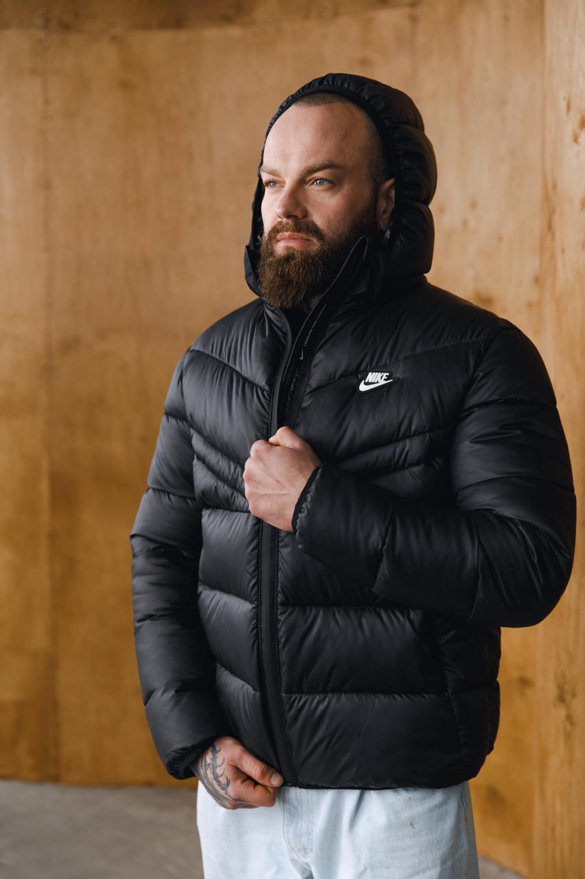 Стильная мужская зимняя куртка повседневная для активного отдыха молодежная черного цвета куртки для парней