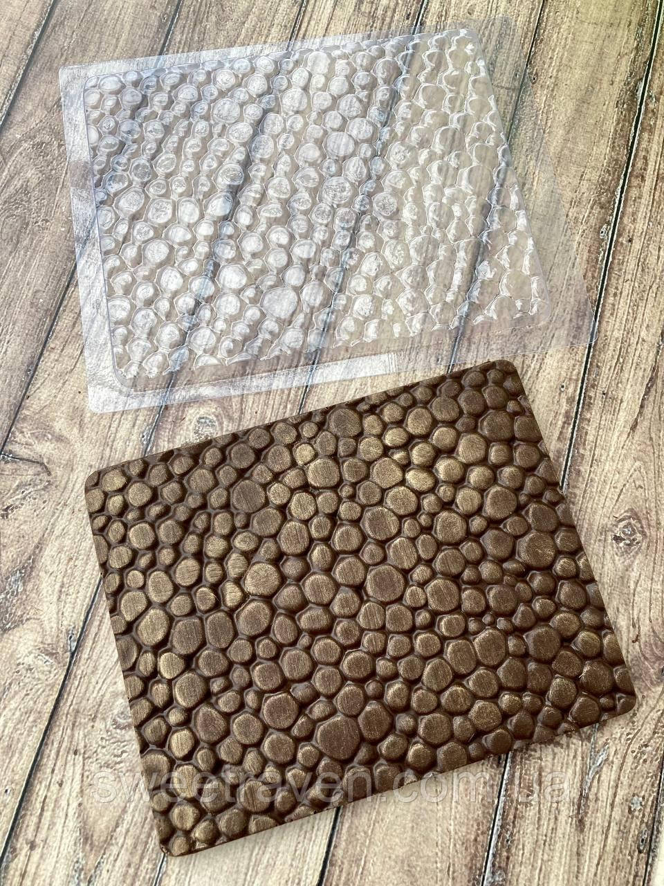 Пластикова форма - текстурний мат Камінці, фото 1