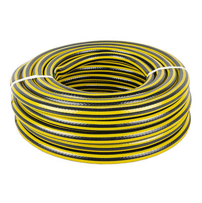 Шланг садовий "PCHELKA" 3/4" 20 м для поливу чорно-жовтий