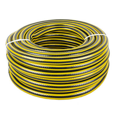 Шланг садовий "PCHELKA" 3/4" 25 м для поливу чорно-жовтий