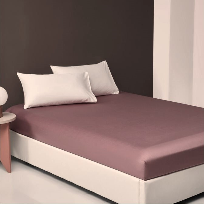 Простирадло на резинці 160х200х20см сатин тм Ярослав №21 бурбон, фото 1