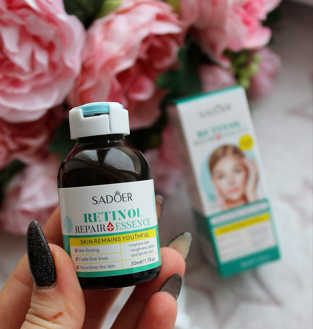 Сироватка з ретинолом «Ліфтинг-зволоження-сяйво» SADOER Retinol Repair Essence, 30 ml