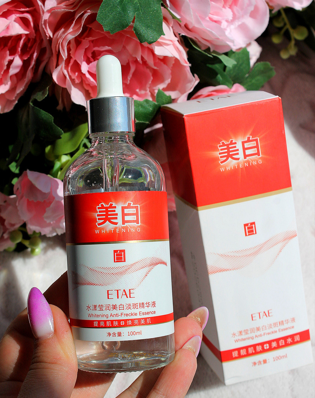 Сироватка для обличчя з освітлюючим ефектом і з нікотинамідом Etae Whitening Essence