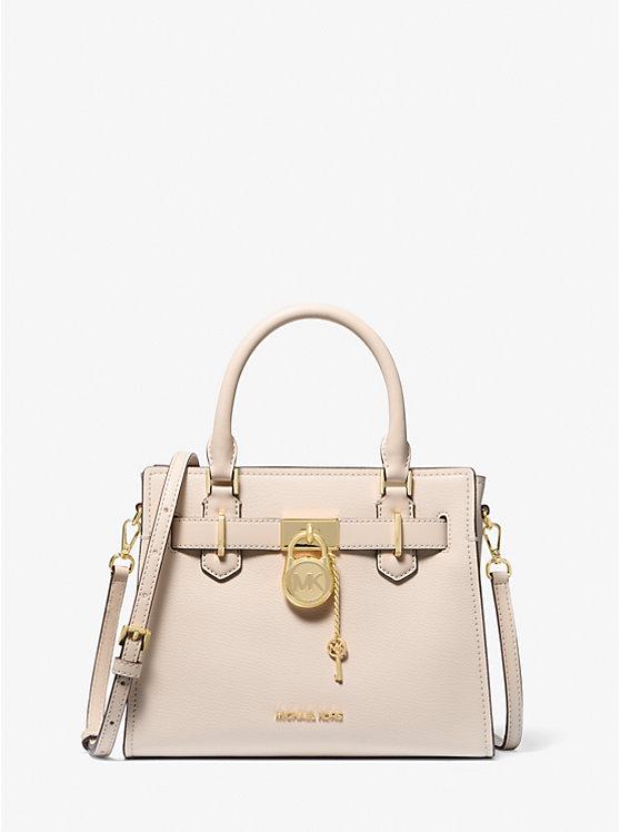Жіноча шкіряна сумка Michael Kors Hamilton Small Leather Satchel ОРИГІНАЛ