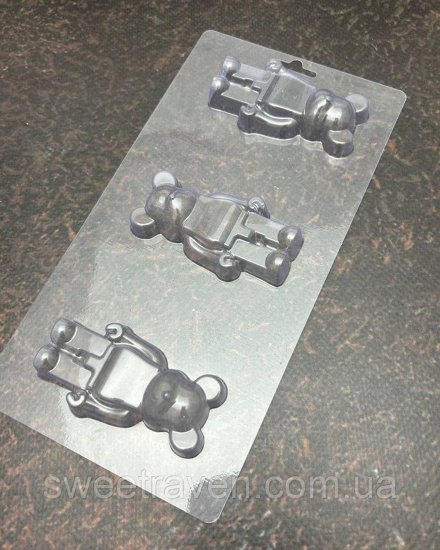 Форма пластикова Bearbrick маленькі, фото 1