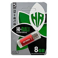 Флешка 8GB Hi-Rali Rocket series Red
