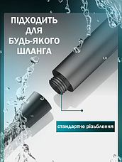 Лійка для душу, масажна, високого тиску з силіконовими шипами, 3 режими, душова насадка, турбо-лійка, фото 2