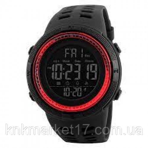 Водонепроникний (50 м) цифровий годинник Skmei 1251RD Black-Red, фото 1