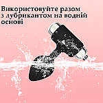 Анальна вібро пробка Wo-sex міні з вібропулею, силіконова. Чорна, фото 4