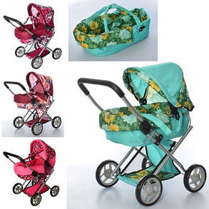 Дитячий іграшкова візочок для ляльки MELOGO 9369 зі знімним перенесенням, фото 2