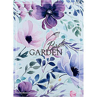 Зошит А4 96 арк скоба клітинка Purple Garden